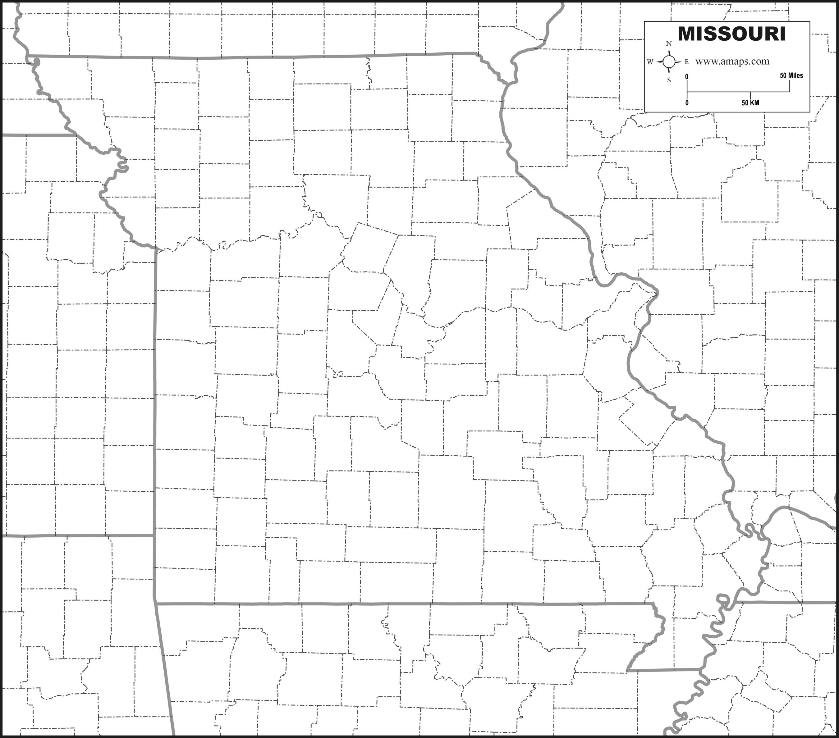 FREE MAP OF Missouri